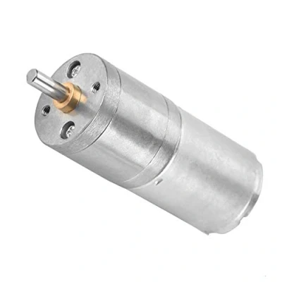 Image of DC Gear Motor 25mm Low Speed Metal 12V 25GA 370 for Electronic Lock (12V 1000RPM)