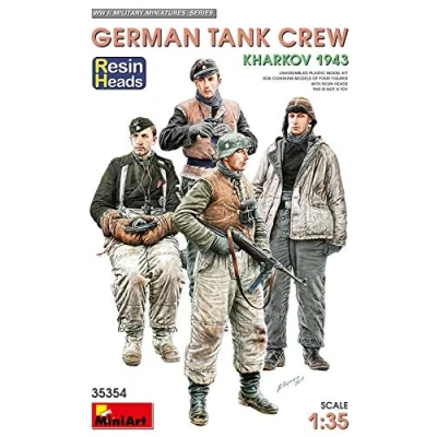 Image of Miniart MIN35354 1:35 German Tank Crew, Kharkov (Resin Heads), Various