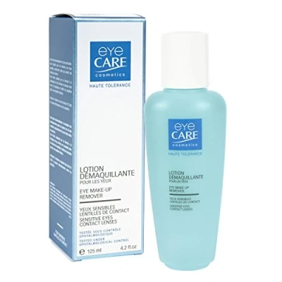Image of Eye Care Cosmetics Make Up Remover Lotion 125ml Water Base Blue