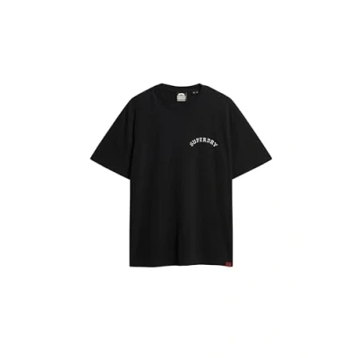 Image of Superdry Men&#039;s Printed T Shirt, Washed Black, XXL