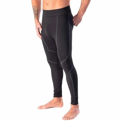 Image of Risalti Thermal Leggings Men Tights Merino Tech Underwear Mens Wool Compression, Thermals Pants, Men&#039;s for Winter, Long Johns Seamless Made in Italy