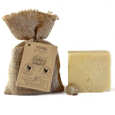 Image of Dr.Ancient Snail Soap Bar Organic Natural Traditional Handmade Antique Anti Aging, Effective For Acne And Skin Spot, Rejuvenate Your Naturally Absolutely No Chemicals! Pure Soaps!