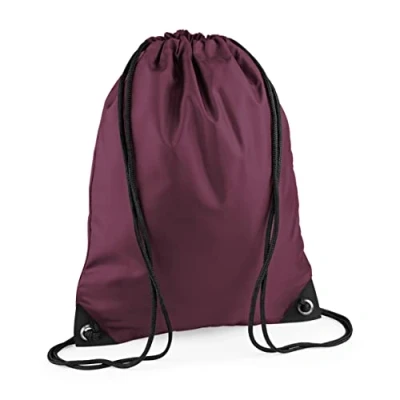Image of BagBase BG10 Premium Gymsac Burgundy