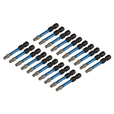 Image of Draper Expert TX STAR Impact Screwdriver Bits, T25 x 50mm, 1/4&quot; Hex (Pack of 20)