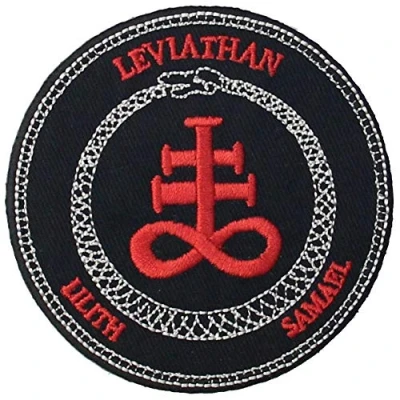 Image of Satanic Magick Patch Embroidered Appique Iron On Sew Emblem