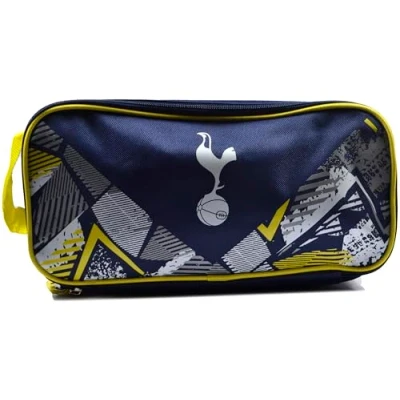 Image of Tottenham Hotspur Official Boot Bag, Navy and Yellow, Football Club Merchandise