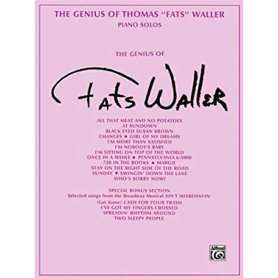 Image of The Genius of Thomas Fats Waller: Piano Arrangements