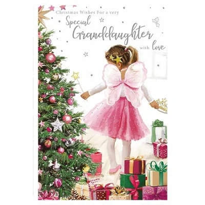 Image of ICG Special Granddaughter At Christmas Card