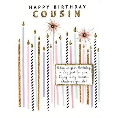 Image of Happy Birthday Cousin Greeting Card Second Nature Just To Say Cards JT199