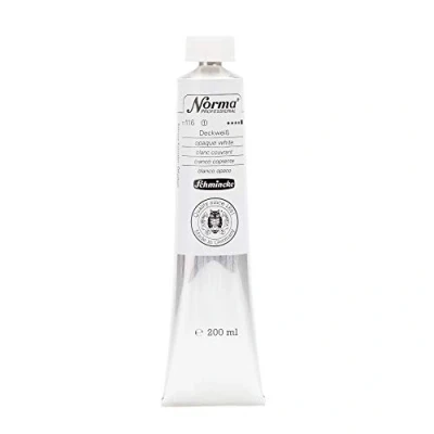 Image of Schmincke Norma Oil Paint, 35ml, 116 Opaque White
