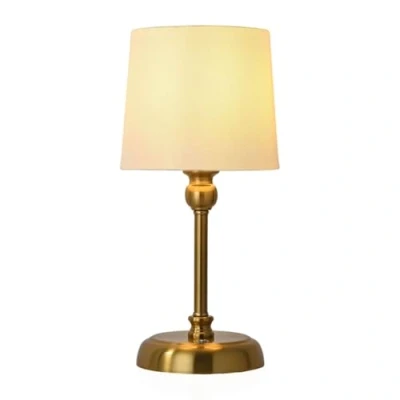 Image of Cordless Rechargeable Table Lamp 6000mAh Battery Operated Touch Bedside Lamps with Brightness Memory, LED Dimmable Bedroom for Living Room,Dinner Gold (Bulb included)