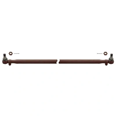 Image of 9413300003, 9413300103, 9413300203, 9413300303, 9413300503 Tie Rod FEBI BILSTEIN 19216 Front Axle Left, Right with crown nut BMTS Turbo NEW