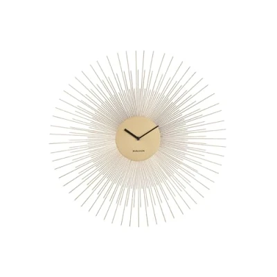 Image of PT Living Wall Clock Peony Steel Large Gold, Alloy, 60 x 3.5 cm