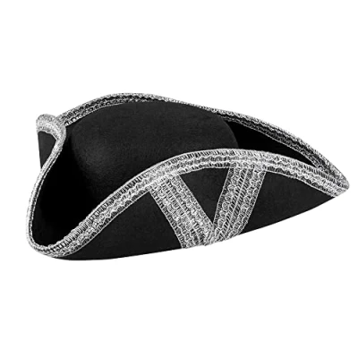 Image of Boland 04015 Royal Pirate Hat, One Size, black