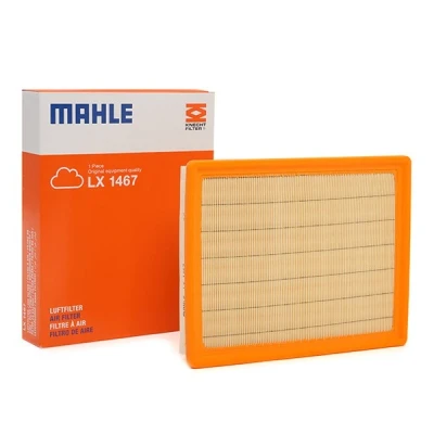 Image of 12786800, 95517655 Air Filter MAHLE ORIGINAL LX 1467 47,8, 51,7mm 234, 235mm 296, 296,5mm Insert SAAB: 9 3 Saloon, Convertible, Estate