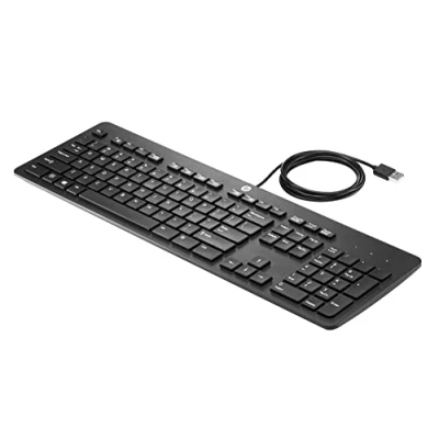 Image of HP N3R87AA#ABU Business Slim Keyboard USB UK layout for ProOne 400 G2 (Keyboards &gt; Keyboards)