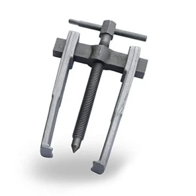 Image of KATSU Two Jaw Gear Bearing Puller Ultra Thin Claws 6 Inch 150mm, Carbon Steel Mini 2 Arms Special Car Engine Repair Belt Wheel Extractor Removal Tool 450463