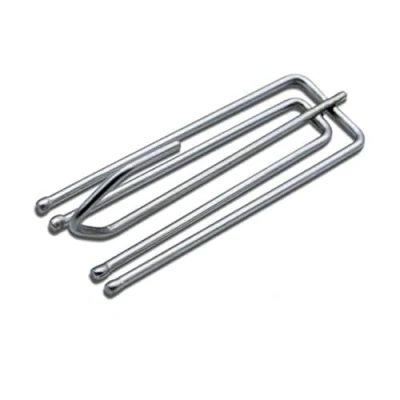 Image of iPEAK 40 Pack Metal Curtain Hooks Pinch Pleat Header Tape Pins Heavy Duty Deep Prong Hook (Silver)