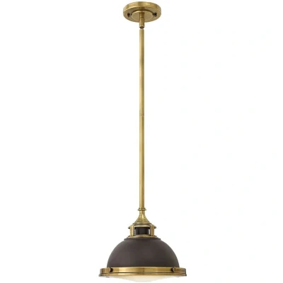 Image of Amelia 1 Light Mini Pendant Buckeye Bronze