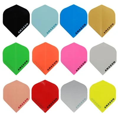 Image of bully darts Amazon Standard Shape Dart Flights Choice of Colours &amp; Set Amount (Orange, 10 Sets)