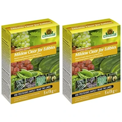 Image of Wolvercroft Garden Centre Neudorff Mildew Clear for Edibles (75g) x 2