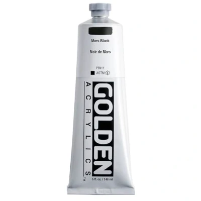 Image of Golden Acrylic : 150ml Heavy Body MARS BLACK