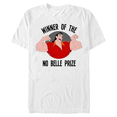 Image of Disney Beauty &amp; The Beast No Belle Prize Organic Short Sleeve T Shirt, White, L