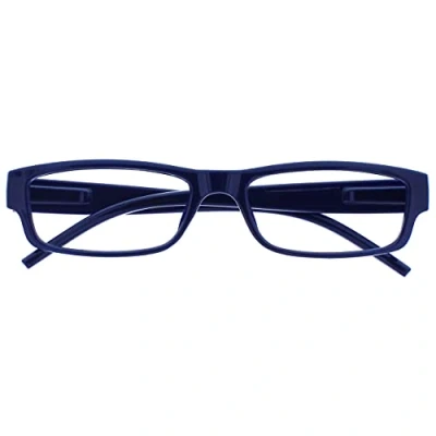 Image of OPULIZE The Reading Glasses Company Blue Black Lightweight Comfortable Readers Mens Womens R32 3 +2.00