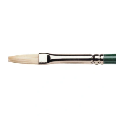 Image of Winsor &amp; Newton Artists Winton Boar Bristle Brush with Long Flat Tip 3