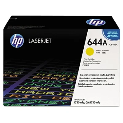 Image of HP Q6462A 644A Original LaserJet Toner Cartridge, Yellow, Pack of 1