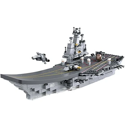 Image of Sluban M38 B0537 Aircraft Carrier 9 IM 1, Multi, Mixed Colours, S