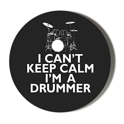 Image of Gift Insanity I CAN&#039;T KEEP CALM I&#039;M A DRUMMER 38mm Small Novelty Badge