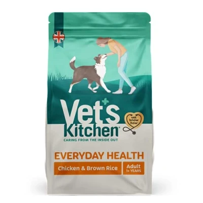 Image of Vet&#039;s Kitchen Dry Dog Food Adult Chicken &amp; Brown Rice Everyday Health 3kg