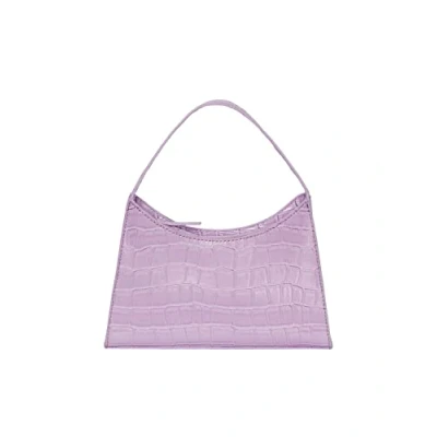 Image of PIECES Women&#039;s Pcbilla Croco Shoulder Bag, Paisley Purple, Keine Angabe