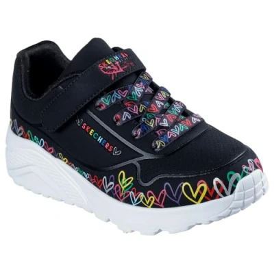 Image of Skechers Uno Lite Sneaker, Black, 11.5 UK Child