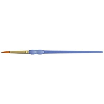 Image of Royal Brush Crafter&#039;s Choice Taklon Round Brush, Size 20/0, Gold