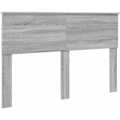 Image of vidaXL Headboard with Grey Sonoma 140 cm Engineered wood