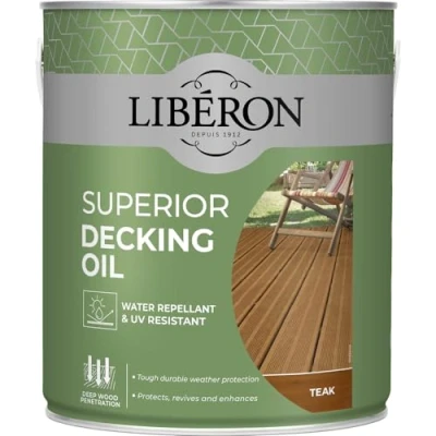 Image of Liberon 2.5L Teak Decking Oil Protection