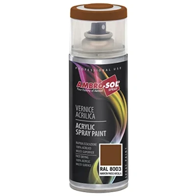Image of Ambro Sol V4008004 Multipurpose Acrylic Enamel Spray Paint, Copper Brown, 400 ml