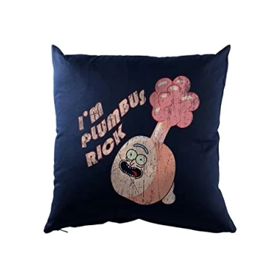 Image of Urban Backwoods Plumbus Rick Decorative Pillow Cushion