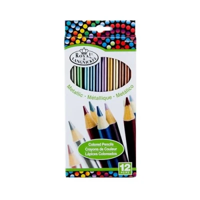 Image of Metallic Color Pencil Set of 12 Colors