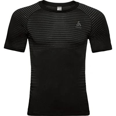 Image of ODLO Men&#039;s Bl Top Crew Neck S/S Performance Light Vest Black