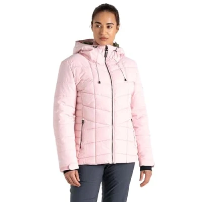 Image of Dare 2b Women&#039;s Breathable Blindside Ski Jacket Cream, Size: 10