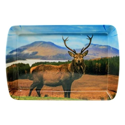 Image of The Leonardo Collection LP94560 Stag Small Serving Tray, 24x16x3cm