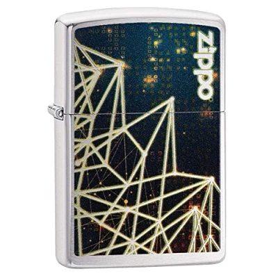 Image of Zippo Lighter, Brass, Individual Design, Original Pocketsize