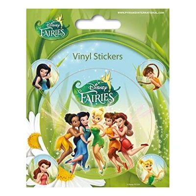 Image of Pyramid International Disney Fairies (Characters) Vinyl Stickers, Paper, Multi Colour, 10 x 12.5 1.3 cm
