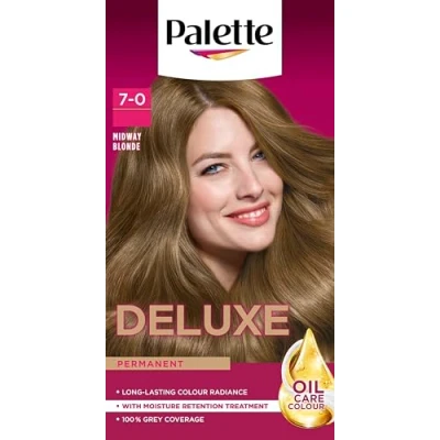 Image of Palette Deluxe Creme Colouration 7 0 Midway Blonde Hair Dye
