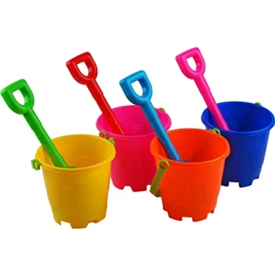 Image of Blue Whale Gifts Small Castle Bucket And Spade Beach Toys (Set of 4)
