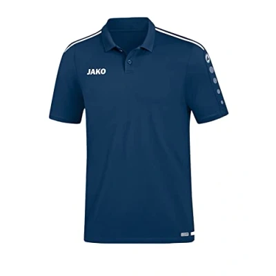 Image of JAKO Men&#039;s Polo Shirt, Size 4XL, Navy/White