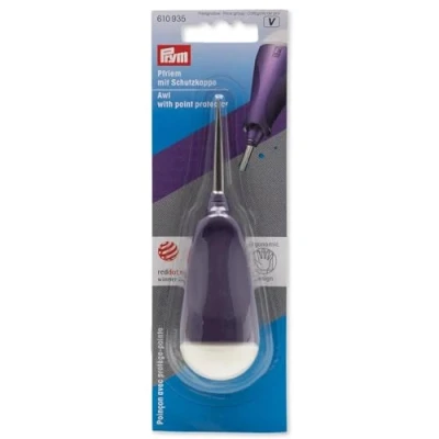 Image of Prym Awl Ergonomic, Plum Blue/White, One Size